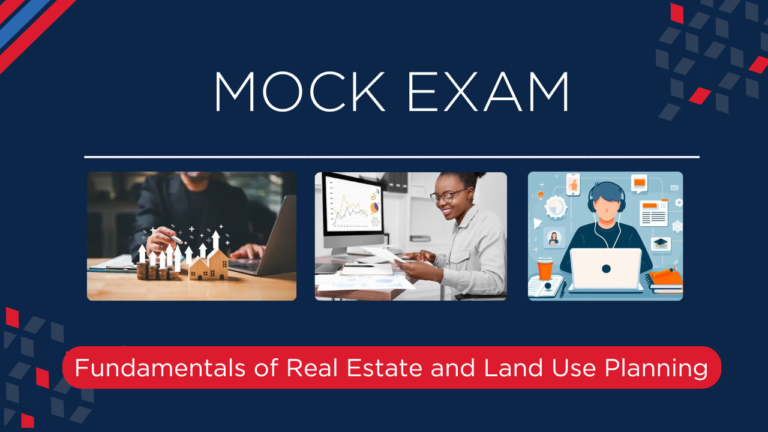 FUNDAMENTALS OF REAL ESTATE AND LAND USE PLANNING